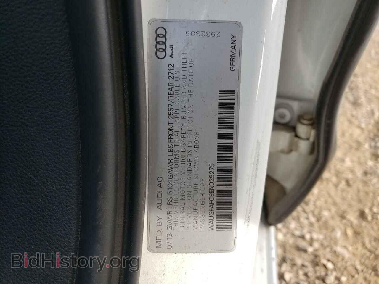 2014 AUDI A6 - VIN: WAUGFAFC9EN029279 - Фото 10