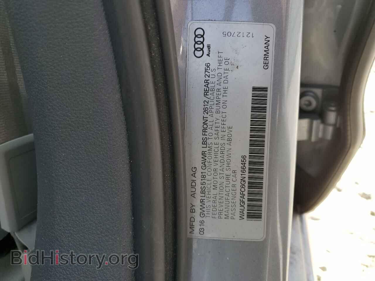 2016 AUDI A6 - VIN: WAUGFAFC6GN166456 - Фото 13