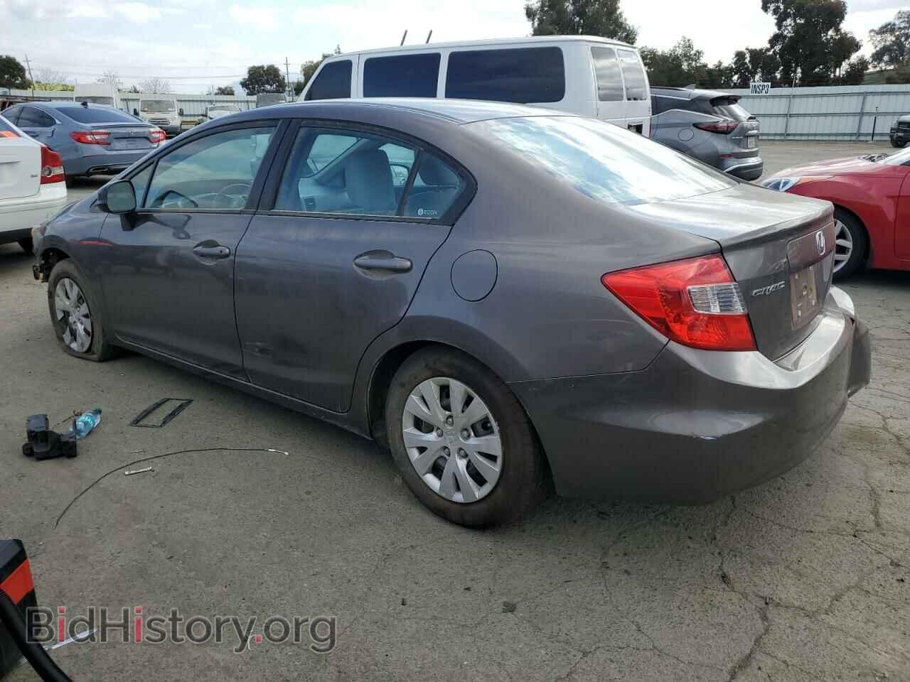 2012 HONDA CIVIC - VIN: 2HGFB2F55CH548323 - Фото 2