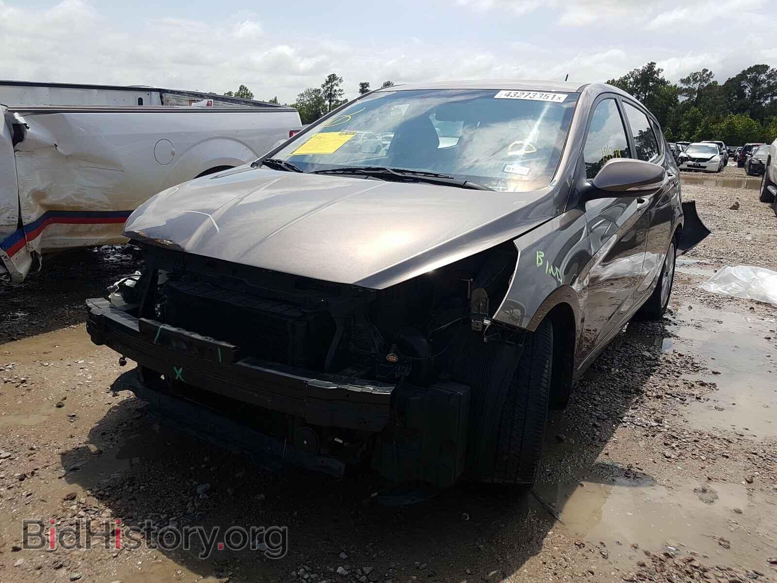 2013 HYUNDAI ACCENT - VIN: KMHCU5AE1DU082842 - Фото 2