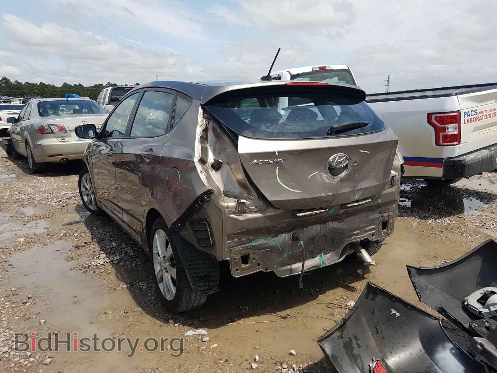 2013 HYUNDAI ACCENT - VIN: KMHCU5AE1DU082842 - Фото 3
