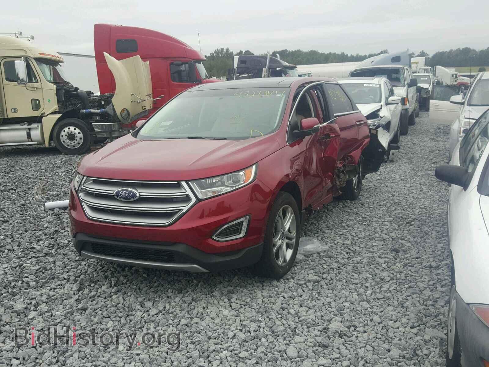 2015 FORD EDGE - VIN: 2FMTK3K94FBC29160 - Фото 2