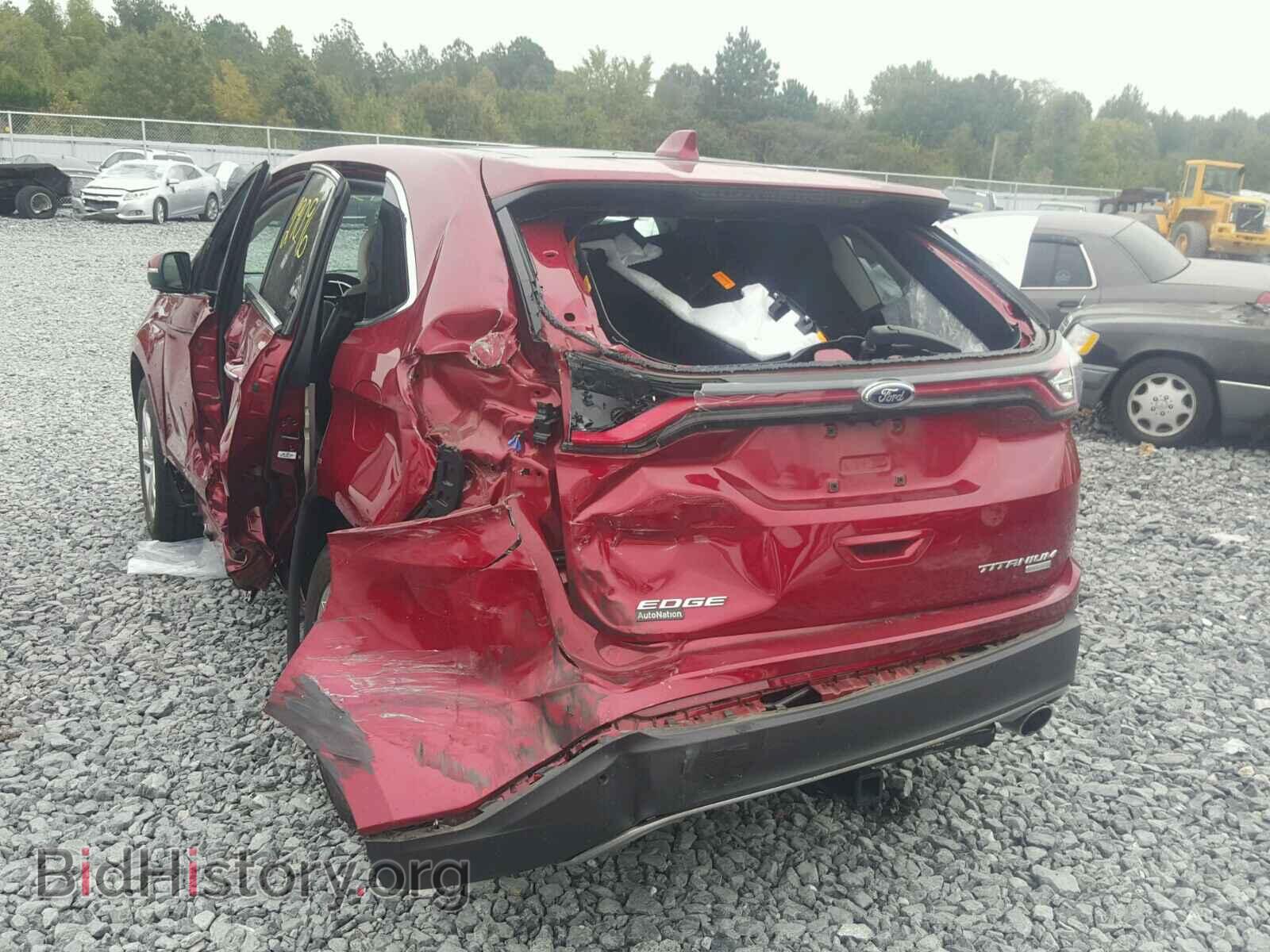 2015 FORD EDGE - VIN: 2FMTK3K94FBC29160 - Фото 3