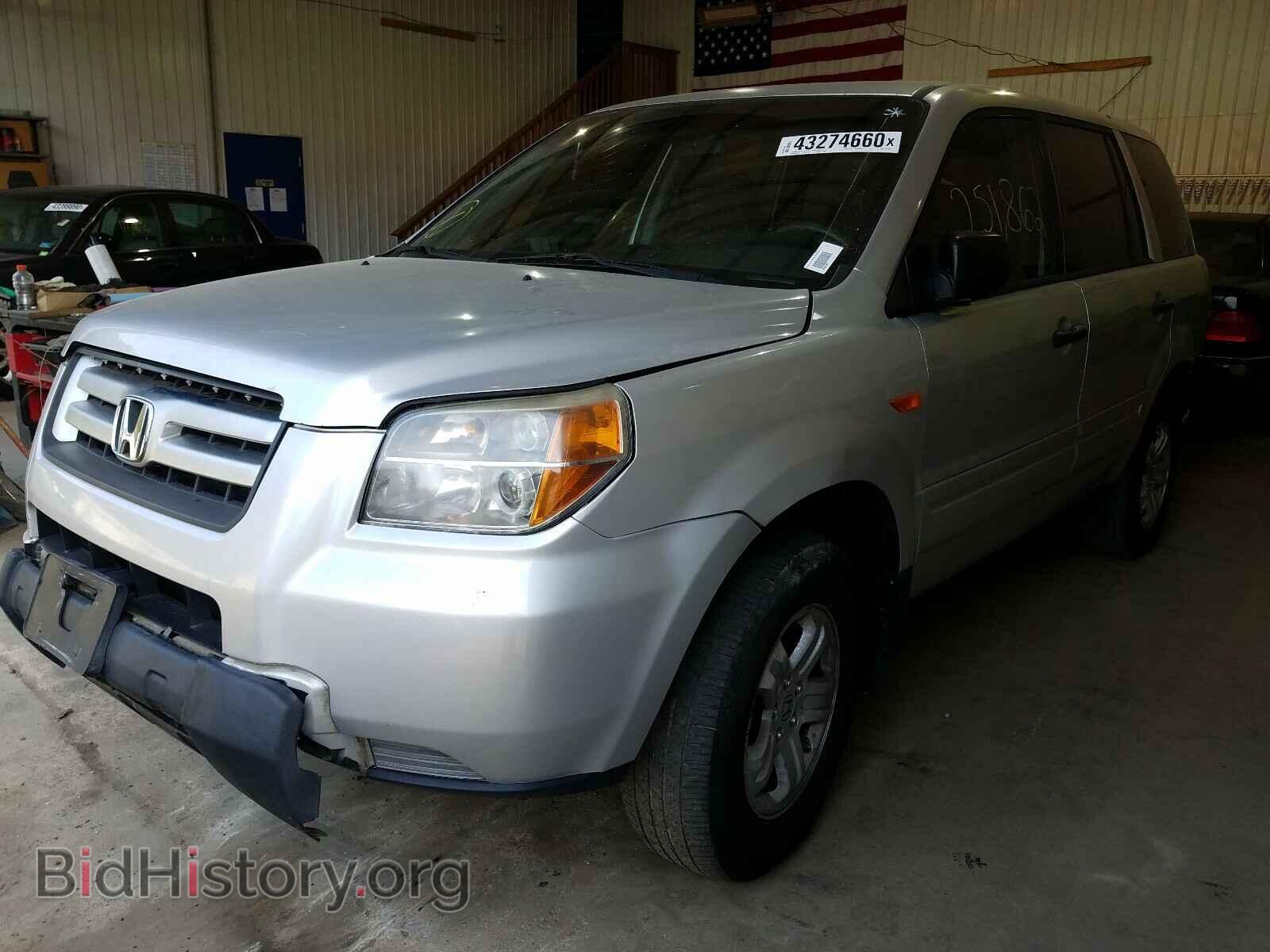 2006 HONDA PILOT - VIN: 2HKYF18146H538636 - Фото 2