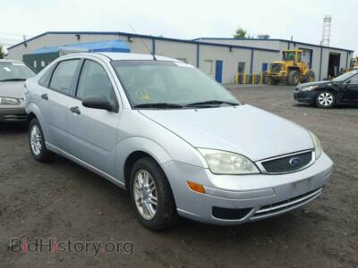 2007 Ford FOCUS, серебристый — VIN 1FAFP34N37W195814, Copart