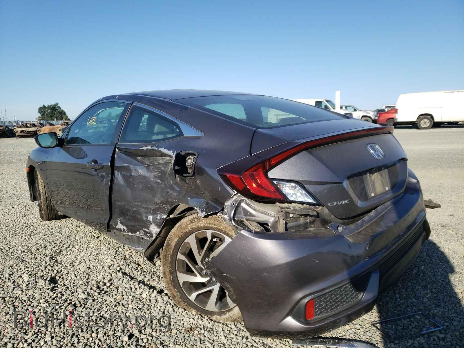 2017 HONDA CIVIC - VIN: 2HGFC4B02HH312237 - Фото 3