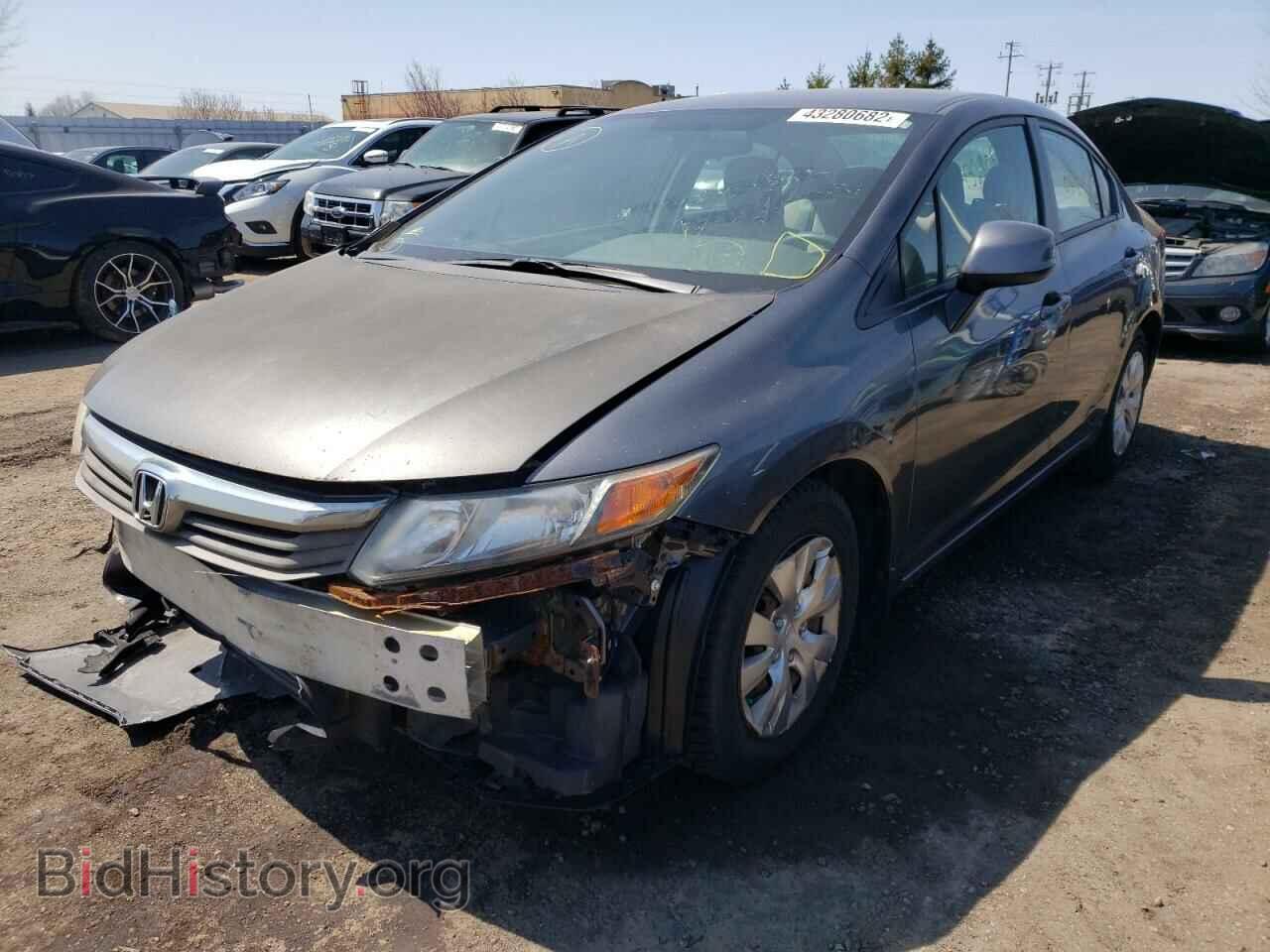 2012 HONDA CIVIC - VIN: 2HGFB2F41CH105030 - Фото 2