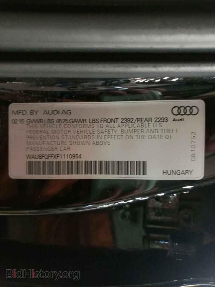 2015 AUDI A3 - VIN: WAUBFGFFXF1110954 - Фото 10