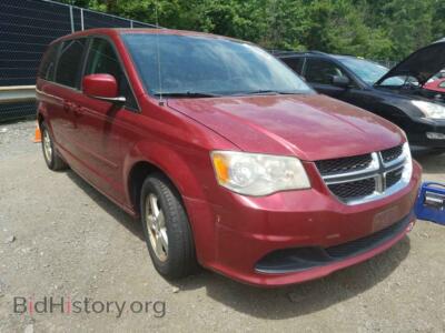 2011 Dodge CARAVAN Grand Cara, бордовый — VIN 2D4RN3DG3BR628065, Copart