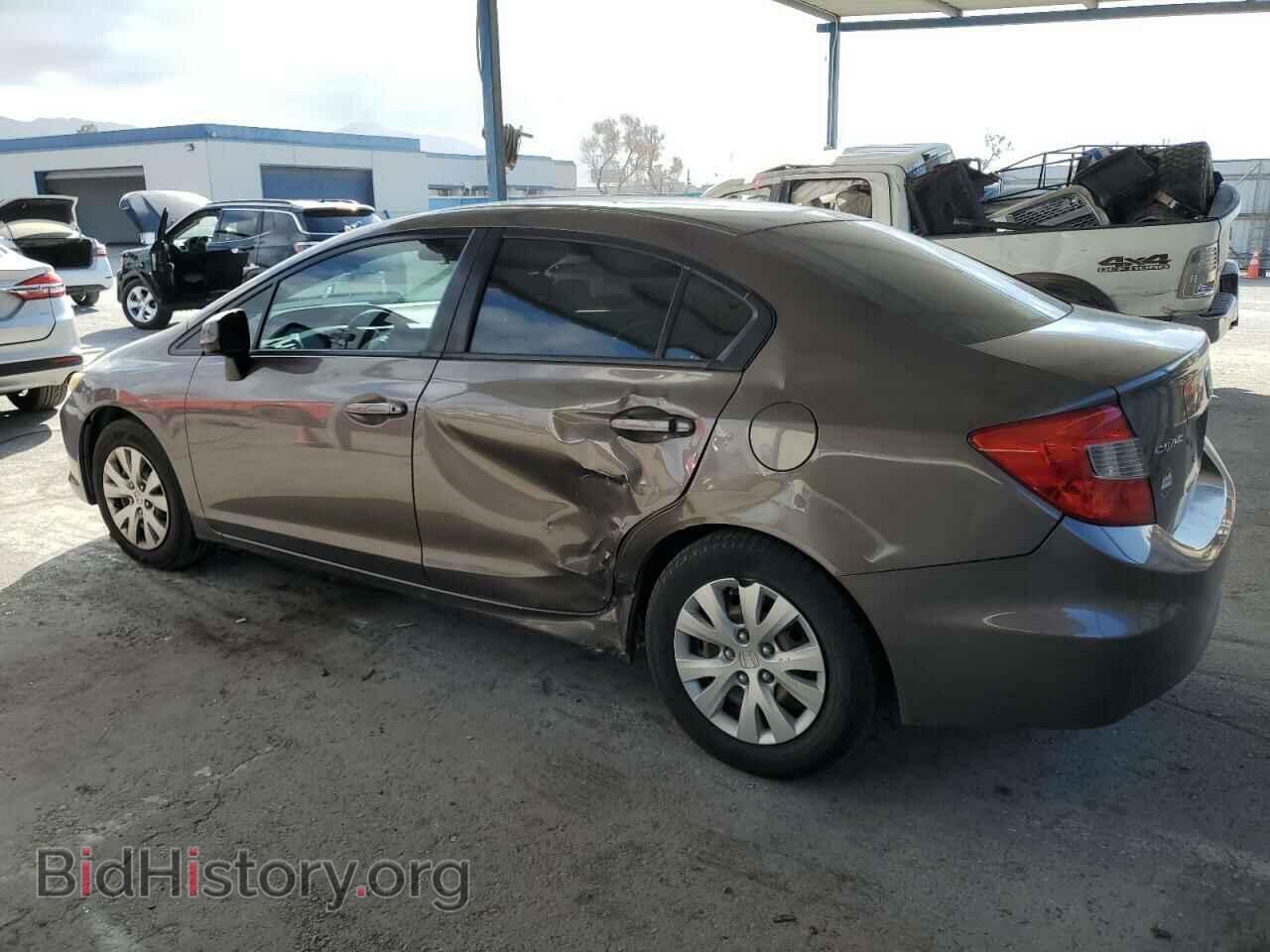 2012 HONDA CIVIC - VIN: 2HGFB2F59CH597041 - Фото 2