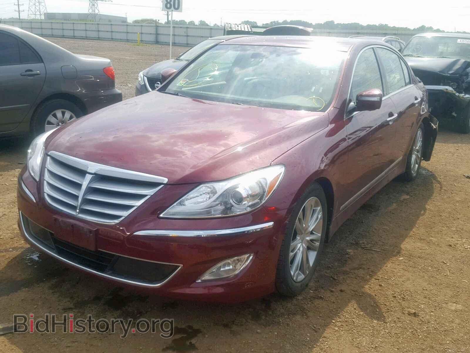 2012 HYUNDAI GENESIS - VIN: KMHGC4DD1CU207225 - Фото 2