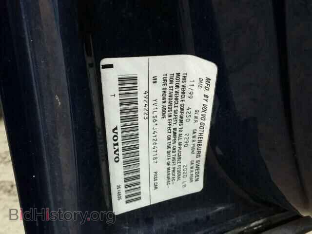 2000 VOLVO S70 - VIN: YV1LS61J4Y2647187 - Фото 10