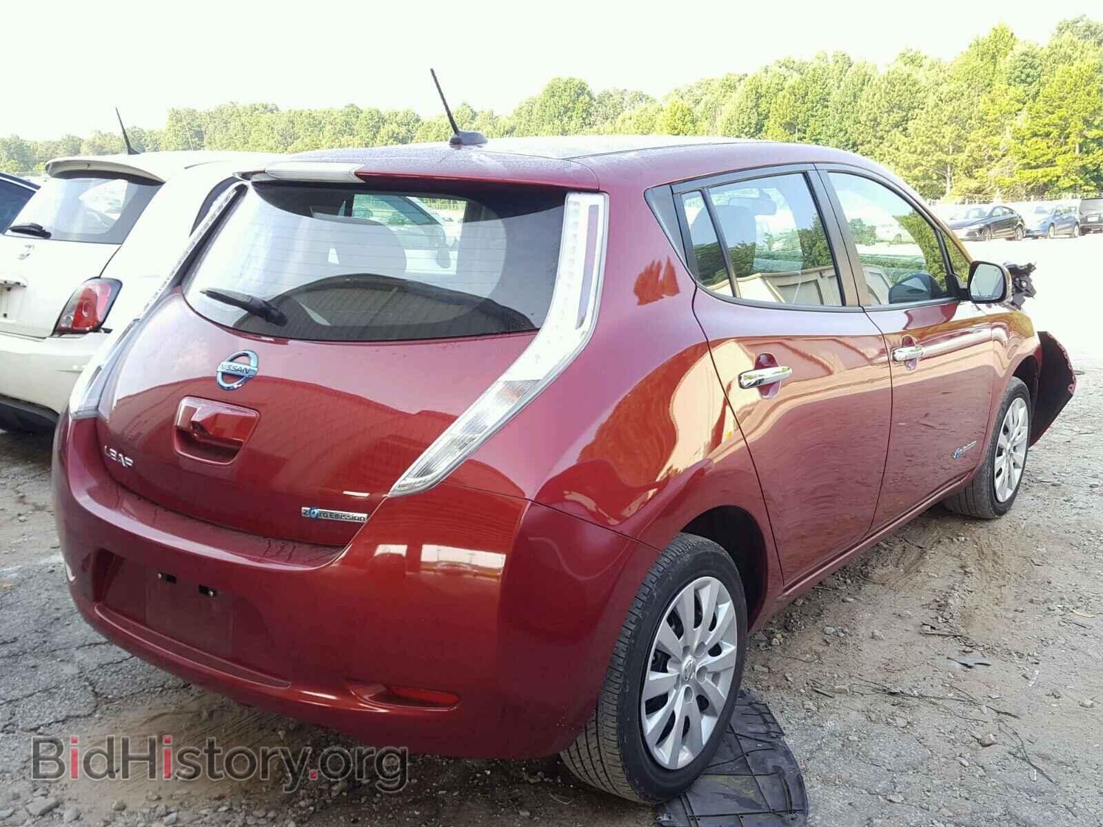 2015 NISSAN LEAF - VIN: 1N4AZ0CP6FC325459 - Фото 4