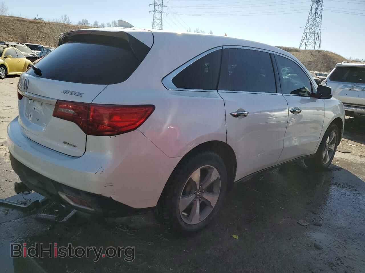2014 ACURA MDX - VIN: 5FRYD4H22EB011321 - Фото 3