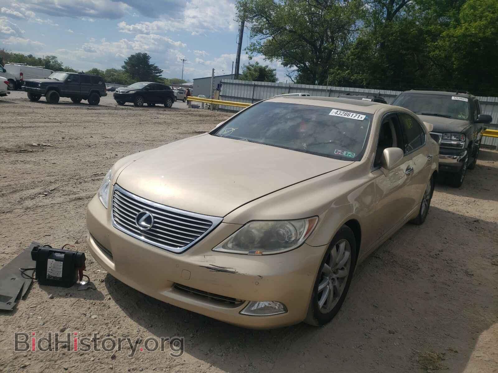 2008 LEXUS LS460 - VIN: JTHBL46FX85078804 - Фото 2