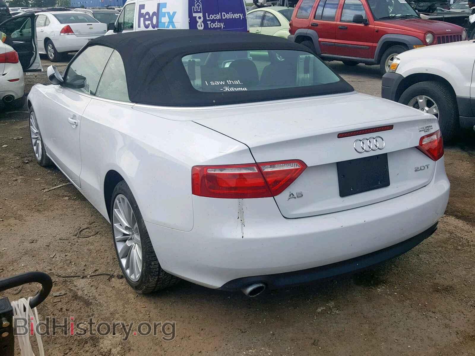 2012 AUDI A5 PREMIUM - VIN: WAUAFAFH7CN001933 - Фото 3