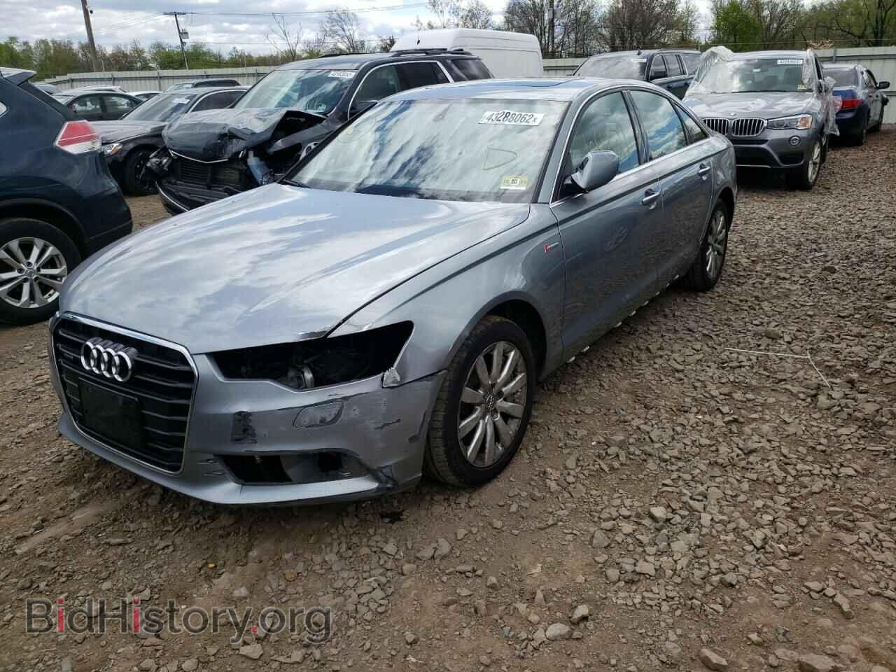 2014 AUDI A6 - VIN: WAUFGAFC8EN145193 - Фото 2