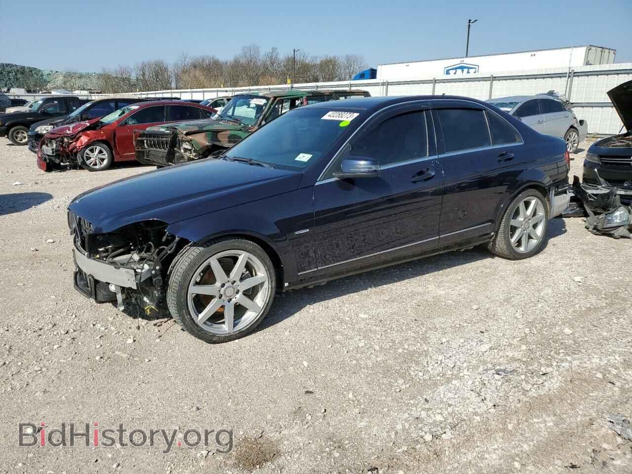 Photo WDDGF4HB8CR232023 - MERCEDES-BENZ C-CLASS 2012