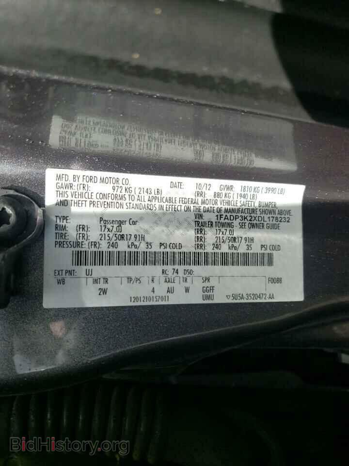 2013 FORD FOCUS - VIN: 1FADP3K2XDL178232 - Photo 10