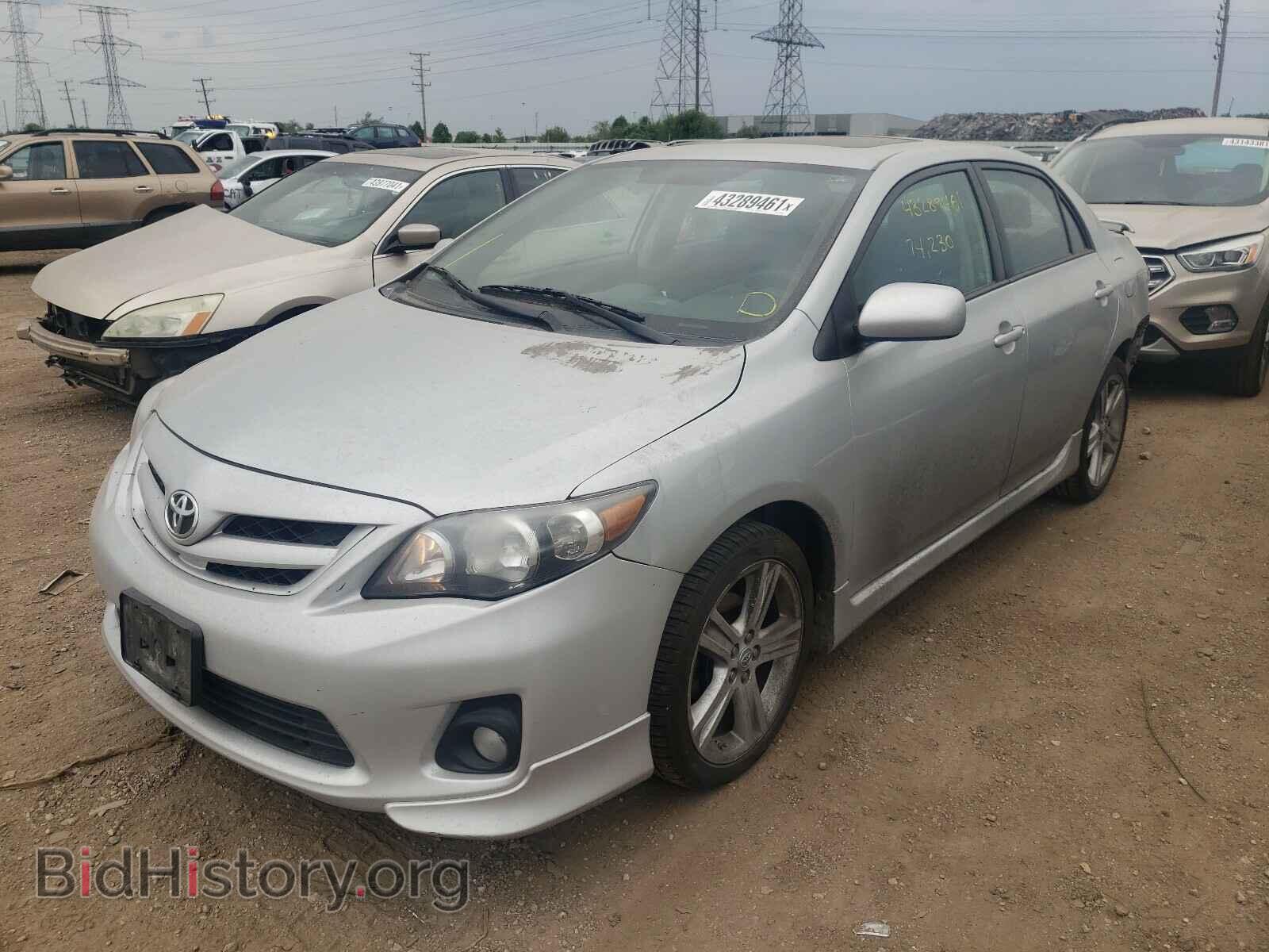 2013 TOYOTA COROLLA - VIN: 2T1BU4EE8DC106703 - Фото 2