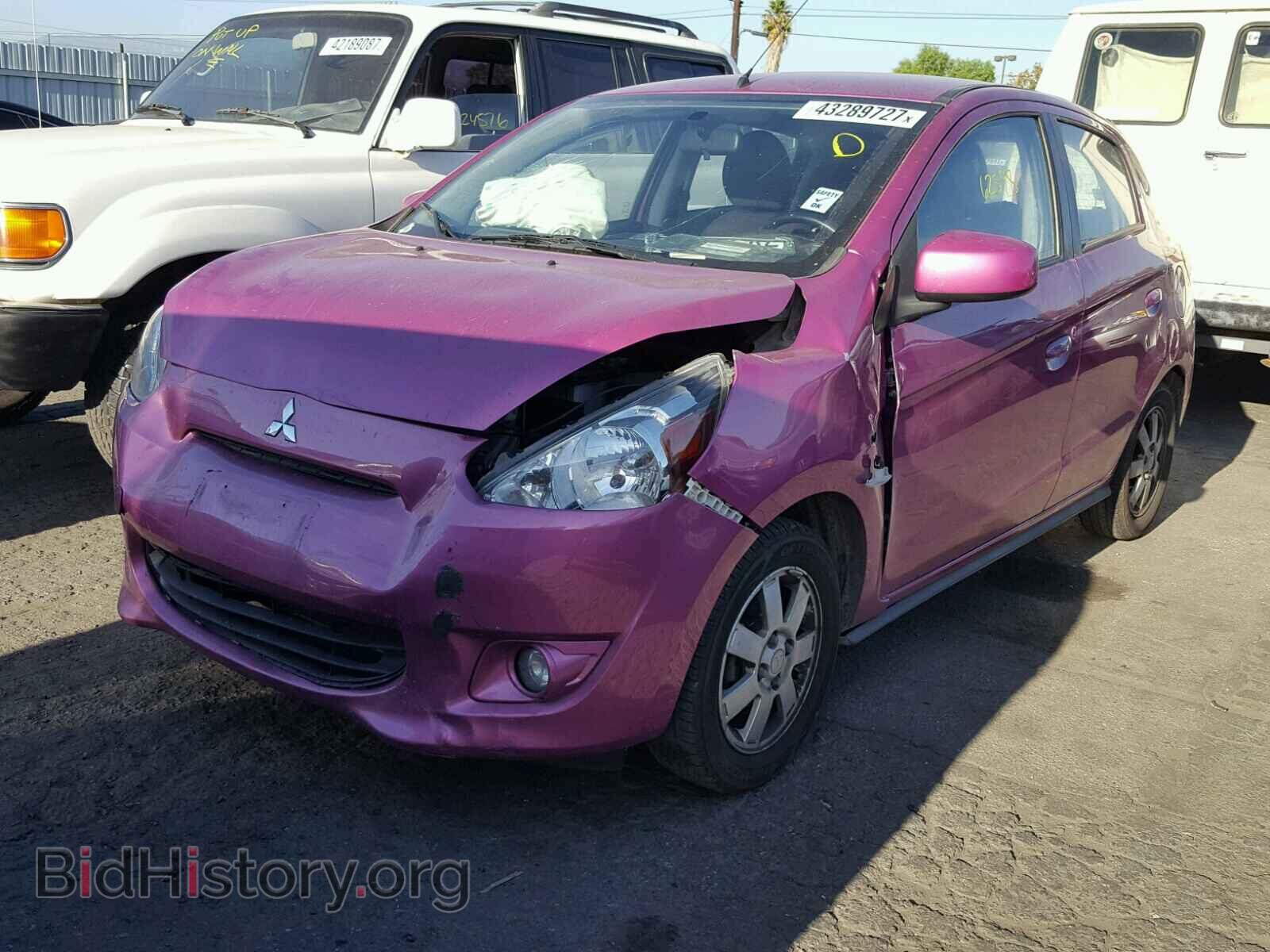 2014 MITSUBISHI MIRAGE - VIN: ML32A4HJ0EH021114 - Фото 2