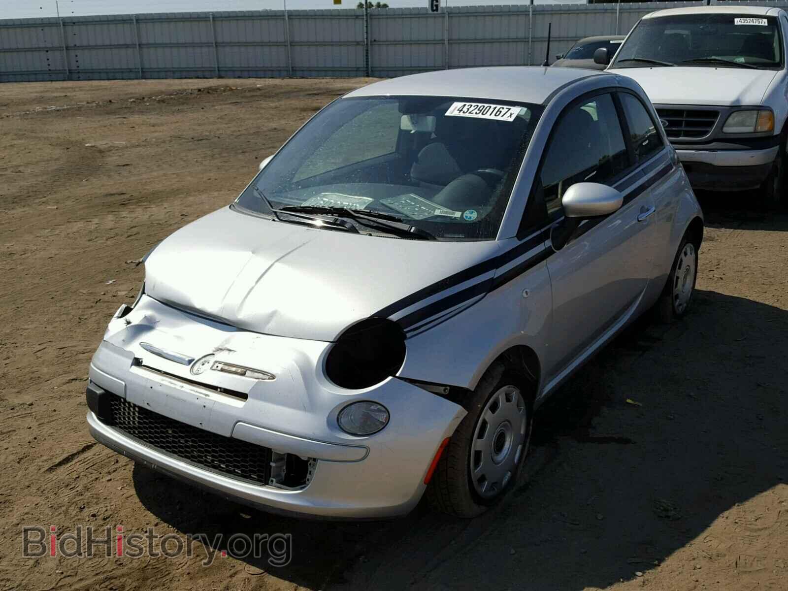 2012 FIAT 500 - VIN: 3C3CFFARXCT189585 - Фото 2