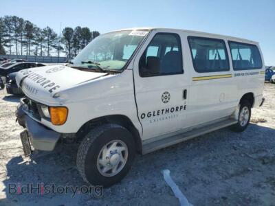 2007 Ford ALL MODELS E350 Super Duty Wagon, белый — VIN 1FBNE31L77DA06547, Copart