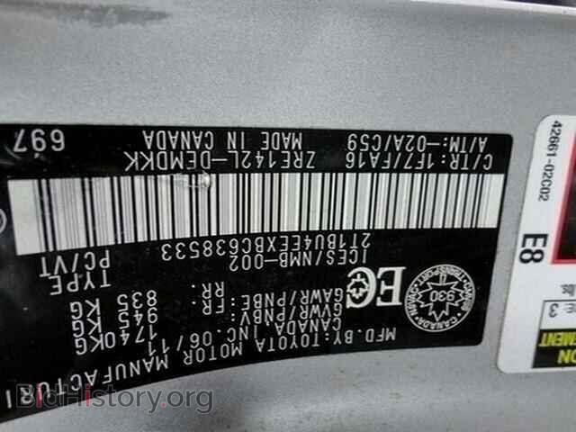 2011 TOYOTA COROLLA - VIN: 2T1BU4EEXBC638533 - Фото 9