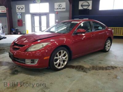 2009 Mazda 6 6 S, красный — VIN 1YVHP82B595M01212, Copart