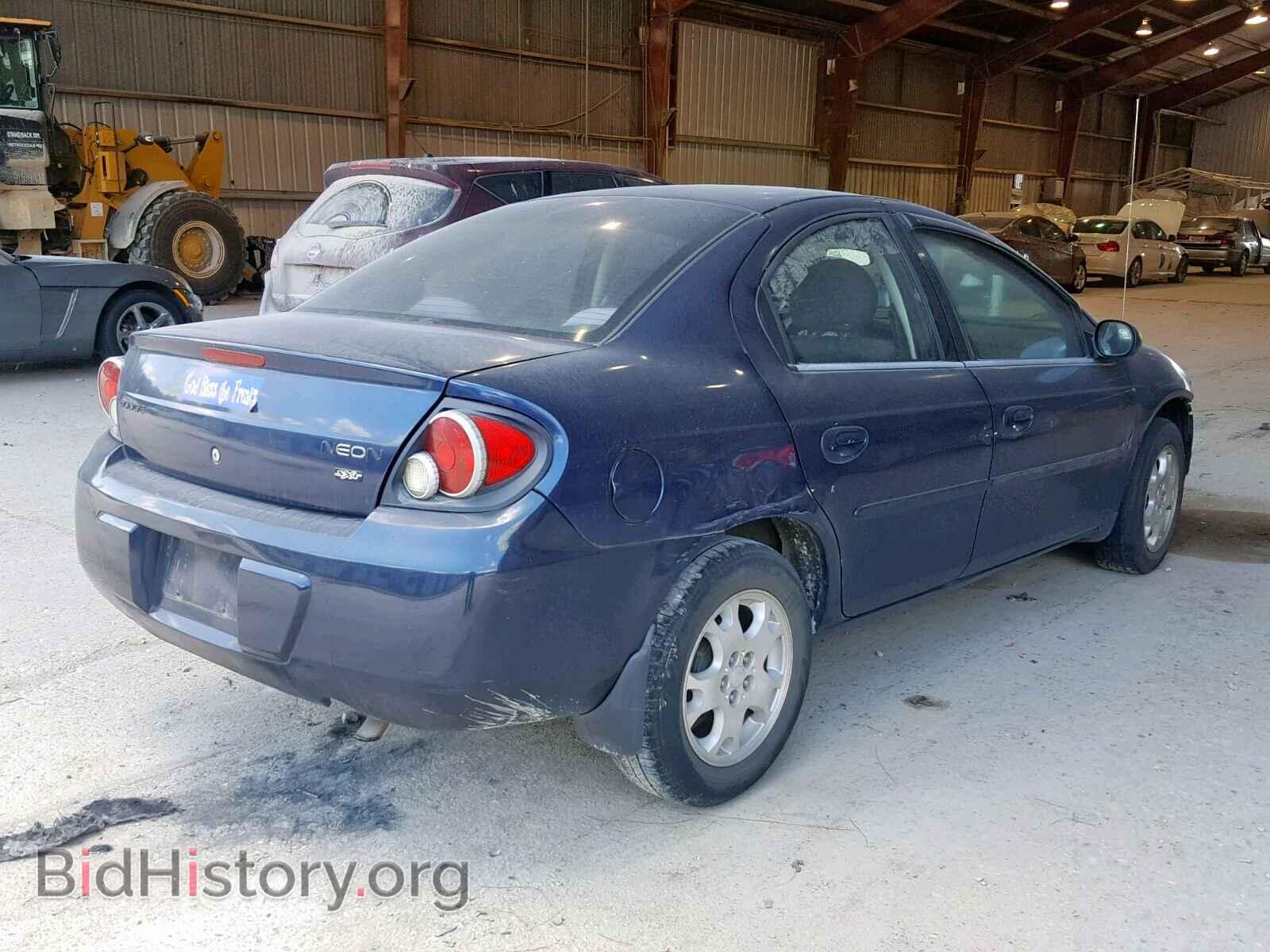 2005 DODGE NEON - VIN: 1B3ES56C85D107412 - Фото 4