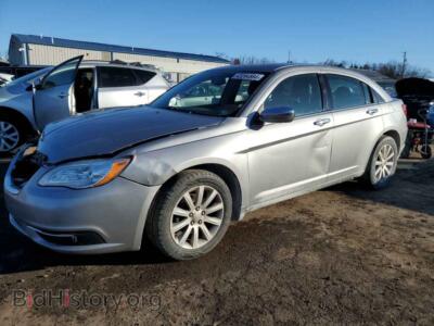 2013 Chrysler 200 Limited, серебристый — VIN 1C3CCBCG7DN683711, Copart