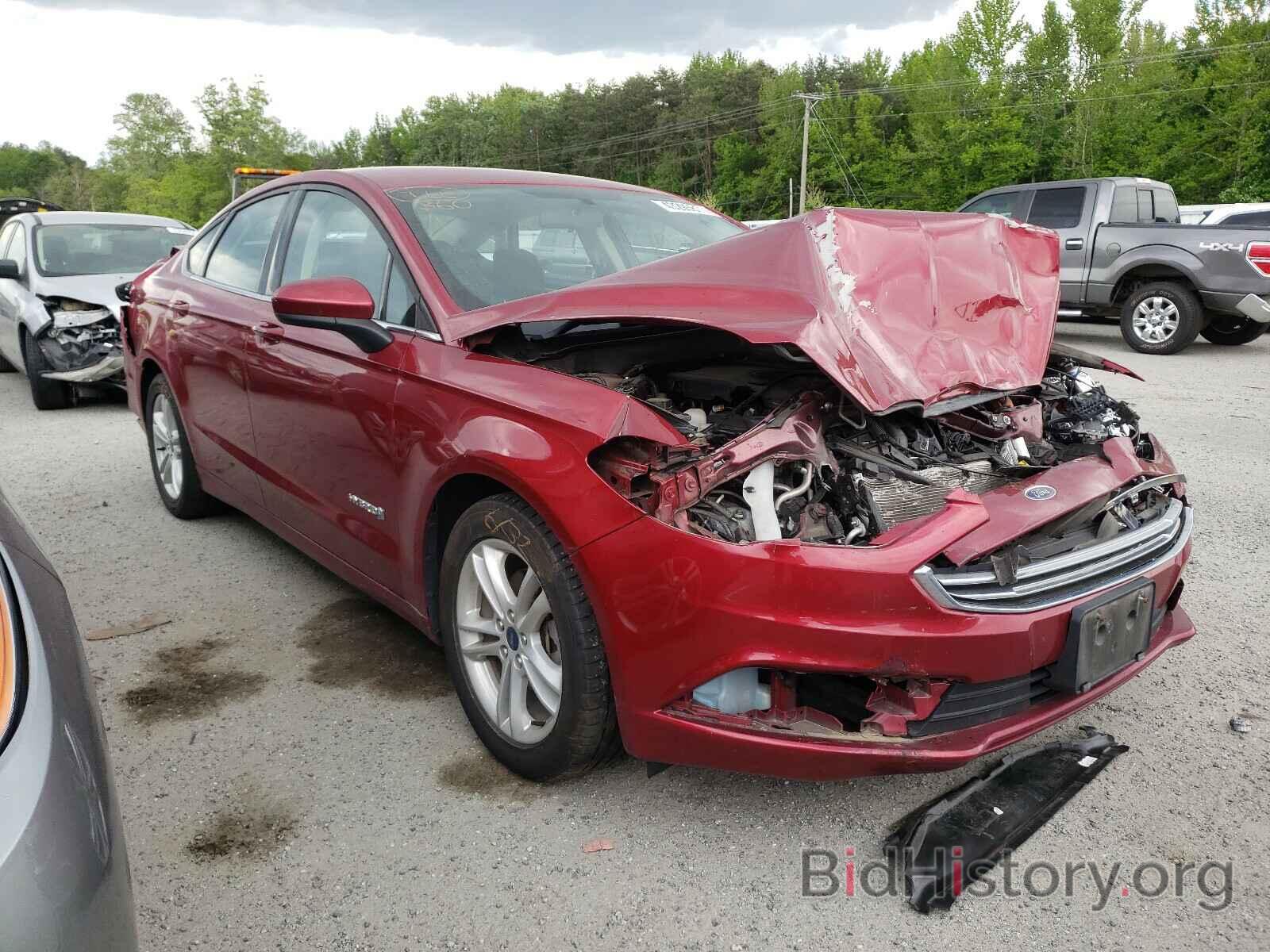 Photo 3FA6P0LU2JR153362 - FORD FUSION 2018