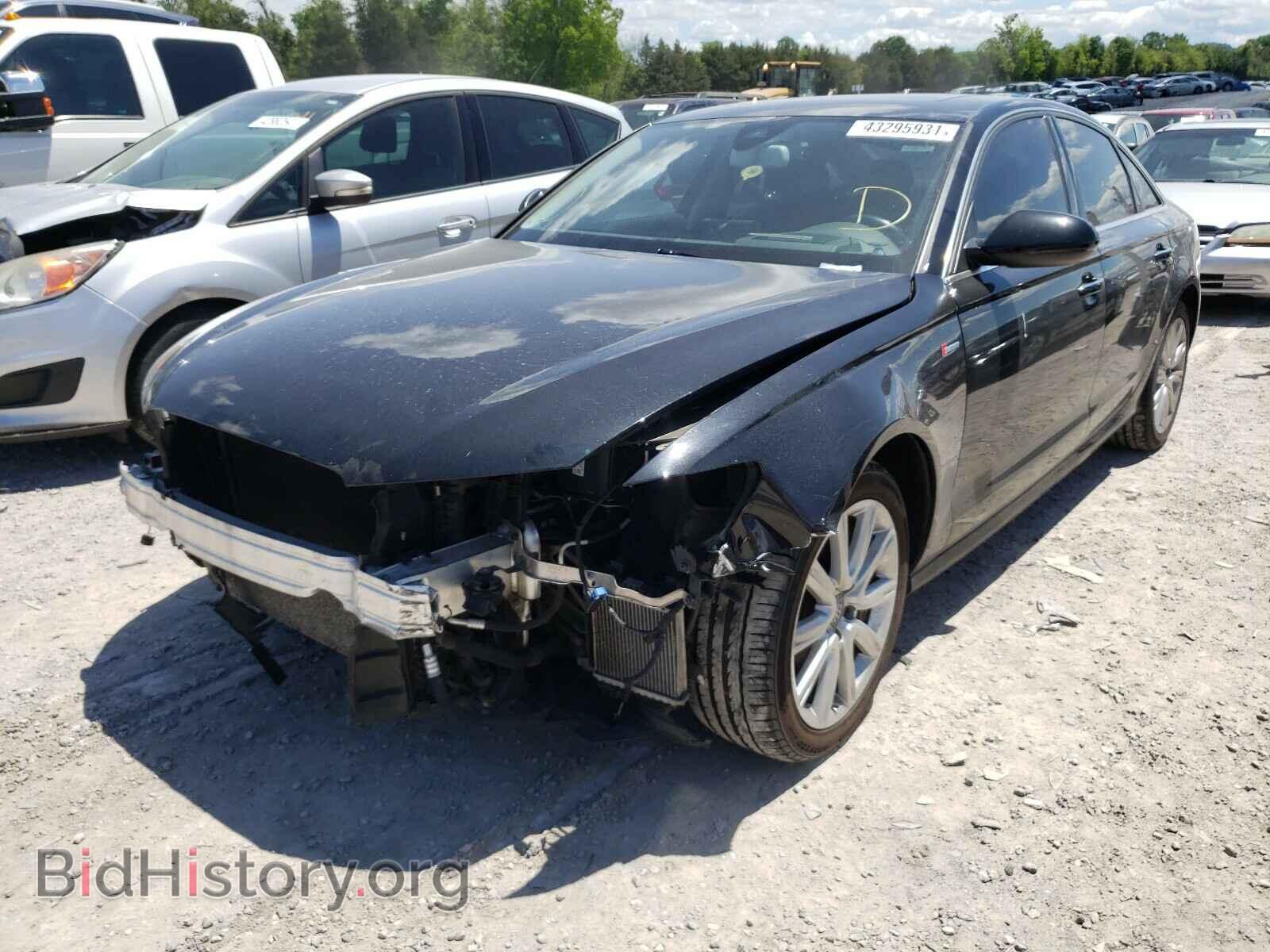 2012 AUDI A6 - VIN: WAUJGAFC7CN069263 - Фото 2