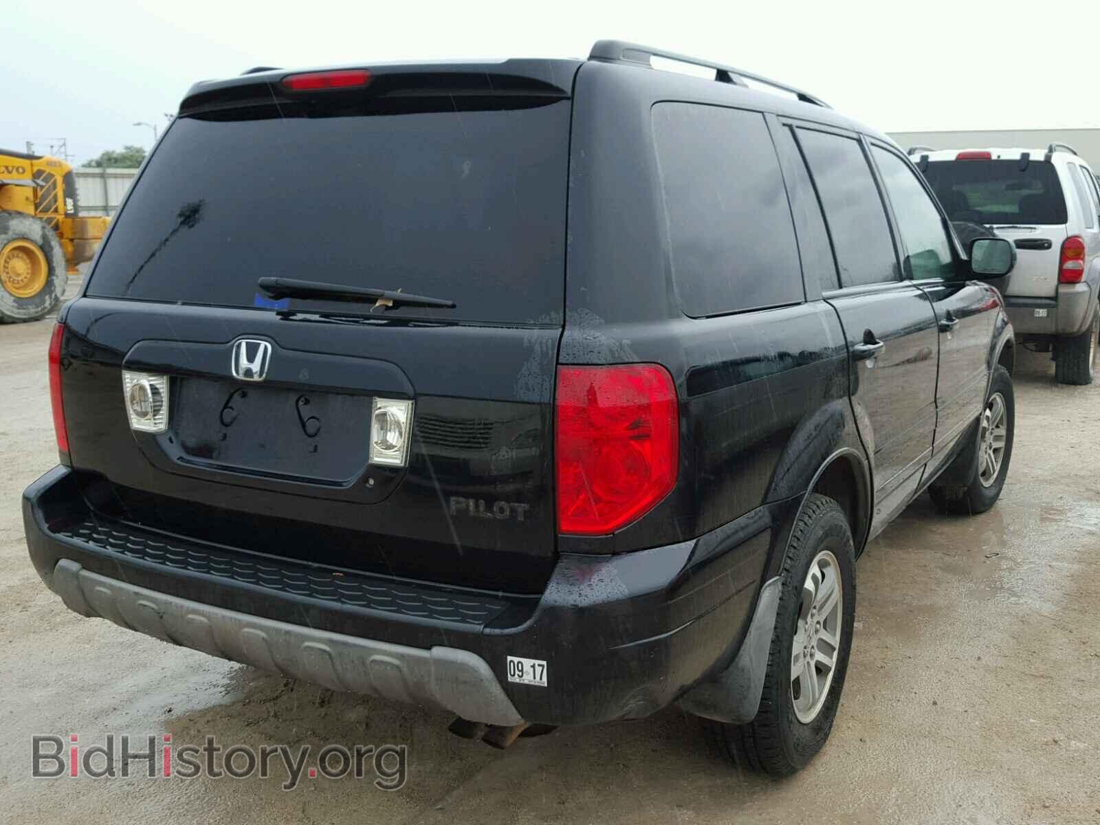 2005 HONDA PILOT - VIN: 2HKYF18615H500968 - Фото 4