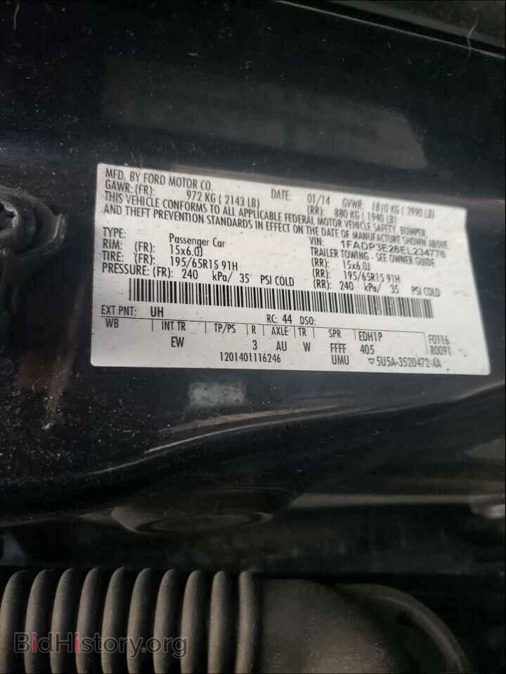 2014 FORD FOCUS - VIN: 1FADP3E26EL234776 - Photo 10