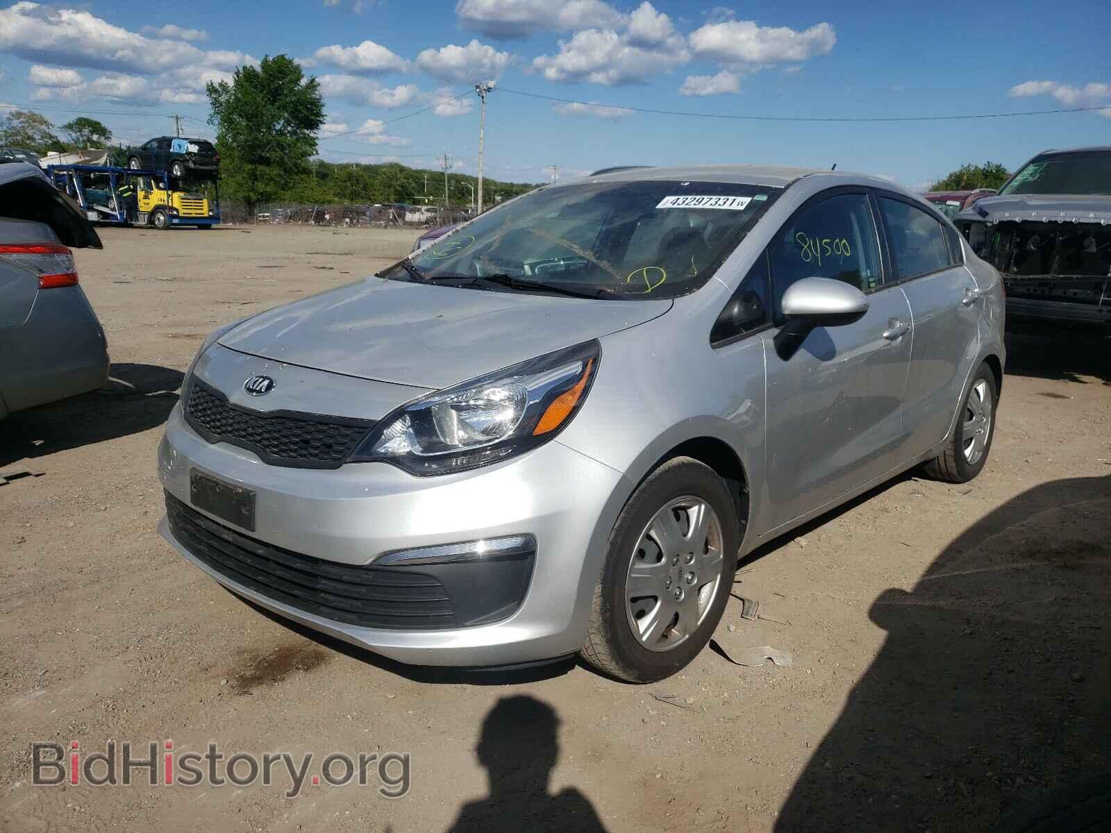 2016 KIA RIO - VIN: KNADM4A39G6624762 - Фото 2