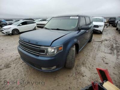 2018 Ford FLEX SEL, blue — VIN 2FMGK5C87JBA06848, Copart