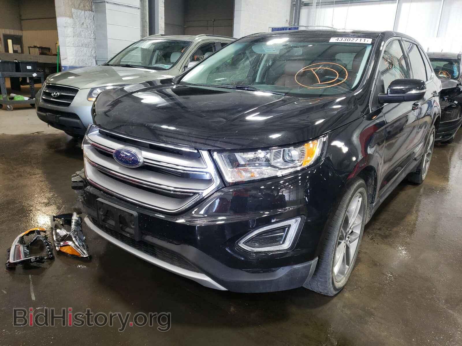 2015 FORD EDGE - VIN: 2FMTK4K88FBC38750 - Фото 2