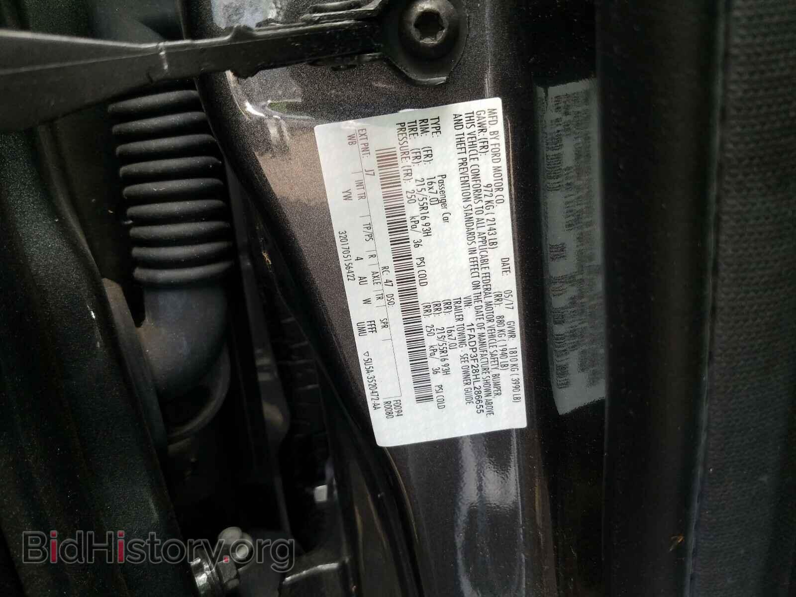 2017 FORD FOCUS - VIN: 1FADP3F28HL286655 - Фото 10