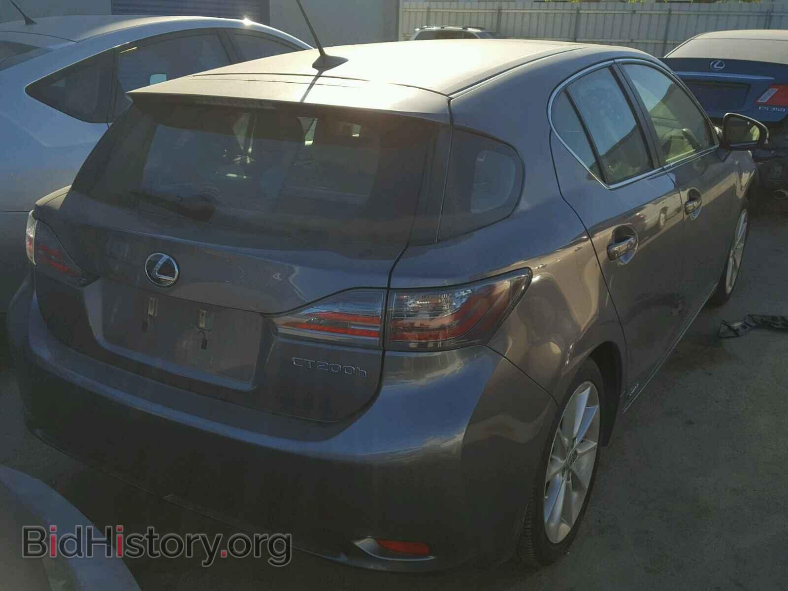 2012 LEXUS CT 200 - VIN: JTHKD5BH0C2049204 - Фото 4