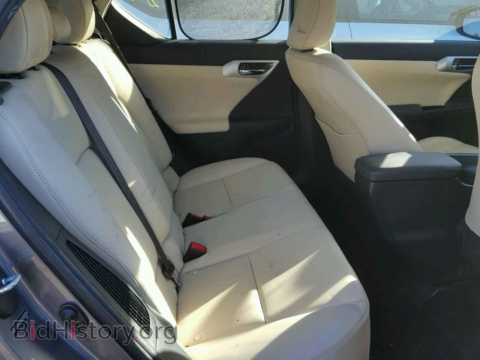 2012 LEXUS CT 200 - VIN: JTHKD5BH0C2049204 - Фото 6