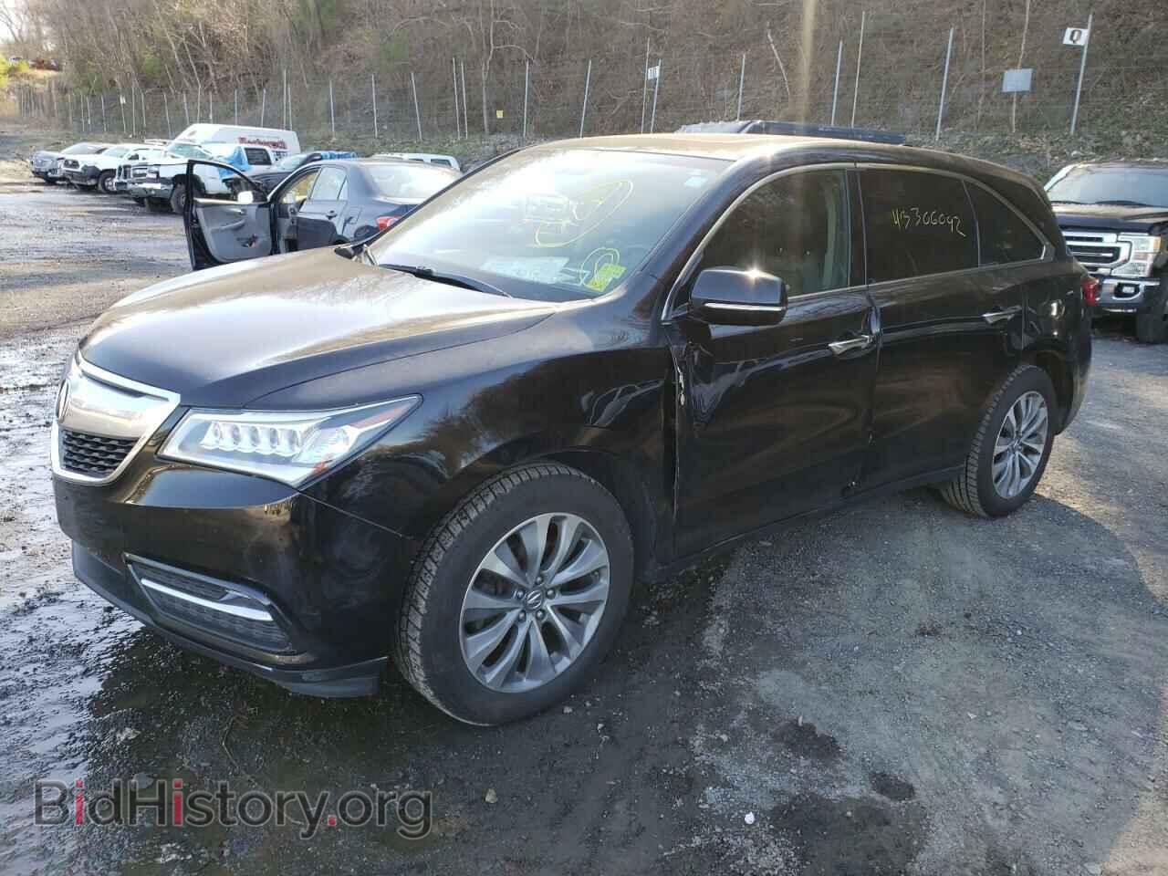 2014 ACURA MDX - VIN: 5FRYD4H62EB003206 - Фото 2