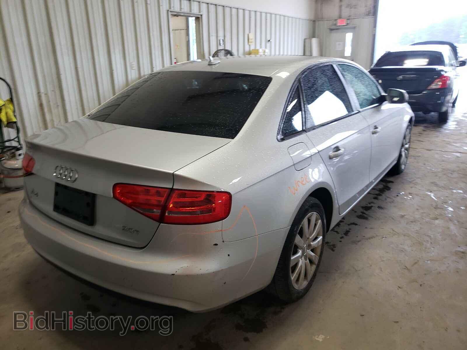 2013 AUDI A4 - VIN: WAUAFAFLXDA158496 - Photo 4