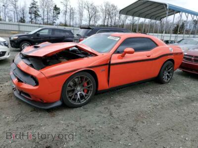 2016 Dodge CHALLENGER, orange — VIN 2C3CDZDJ9GH337849, Copart