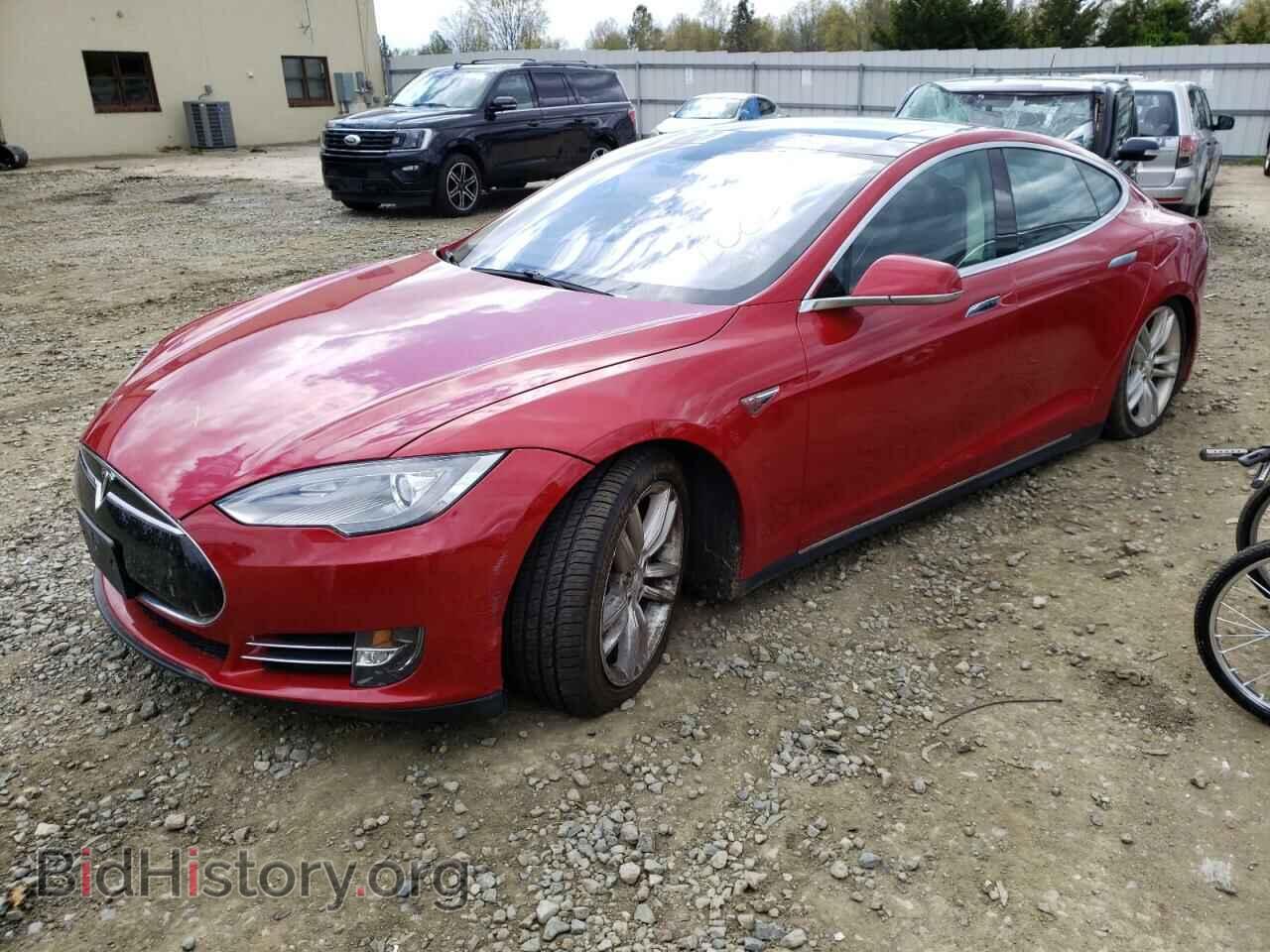 2014 TESLA MODEL S - VIN: 5YJSA1H19EFP32340 - Photo 2