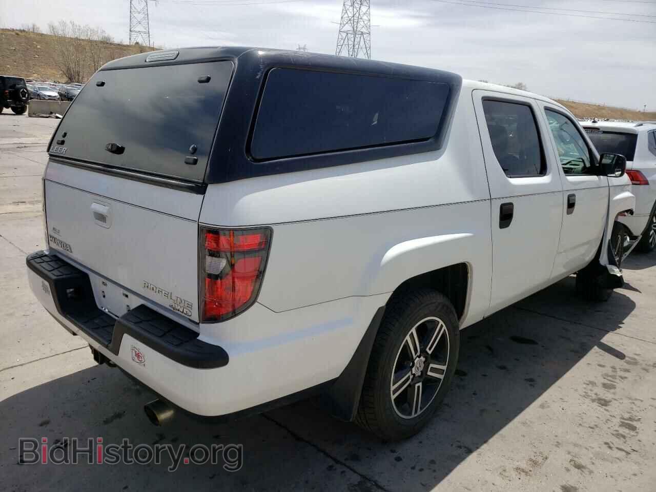 2013 HONDA RIDGELINE - VIN: 5FPYK1F78DB016775 - Фото 4