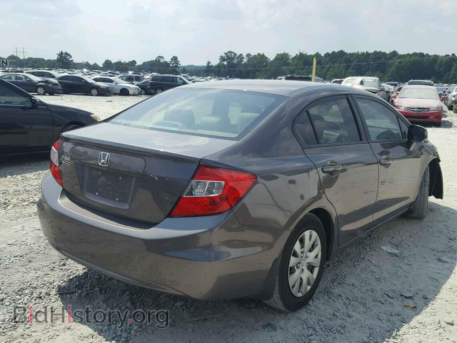 2012 HONDA CIVIC LX - VIN: 19XFB2F54CE074262 - Фото 4