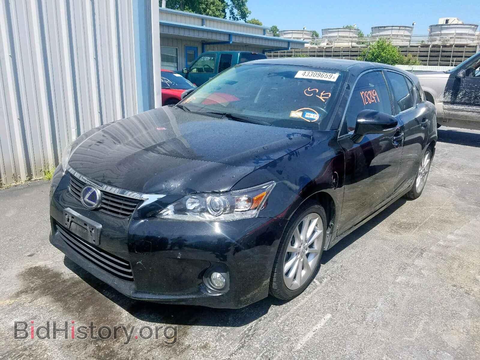 2012 LEXUS CT 200 - VIN: JTHKD5BH0C2105769 - Фото 2