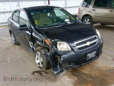 2011 Chevrolet AVEO Aveo LS, черный — VIN KL1TD5DE6BB129654, Copart