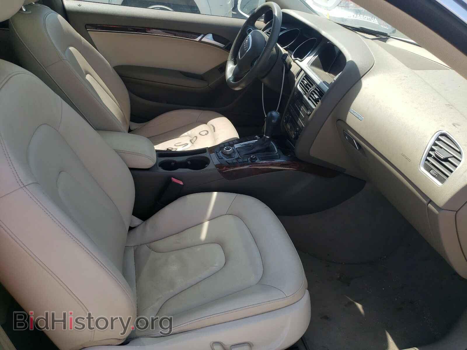 2012 AUDI A5 - VIN: WAULFAFR3CA033688 - Фото 5